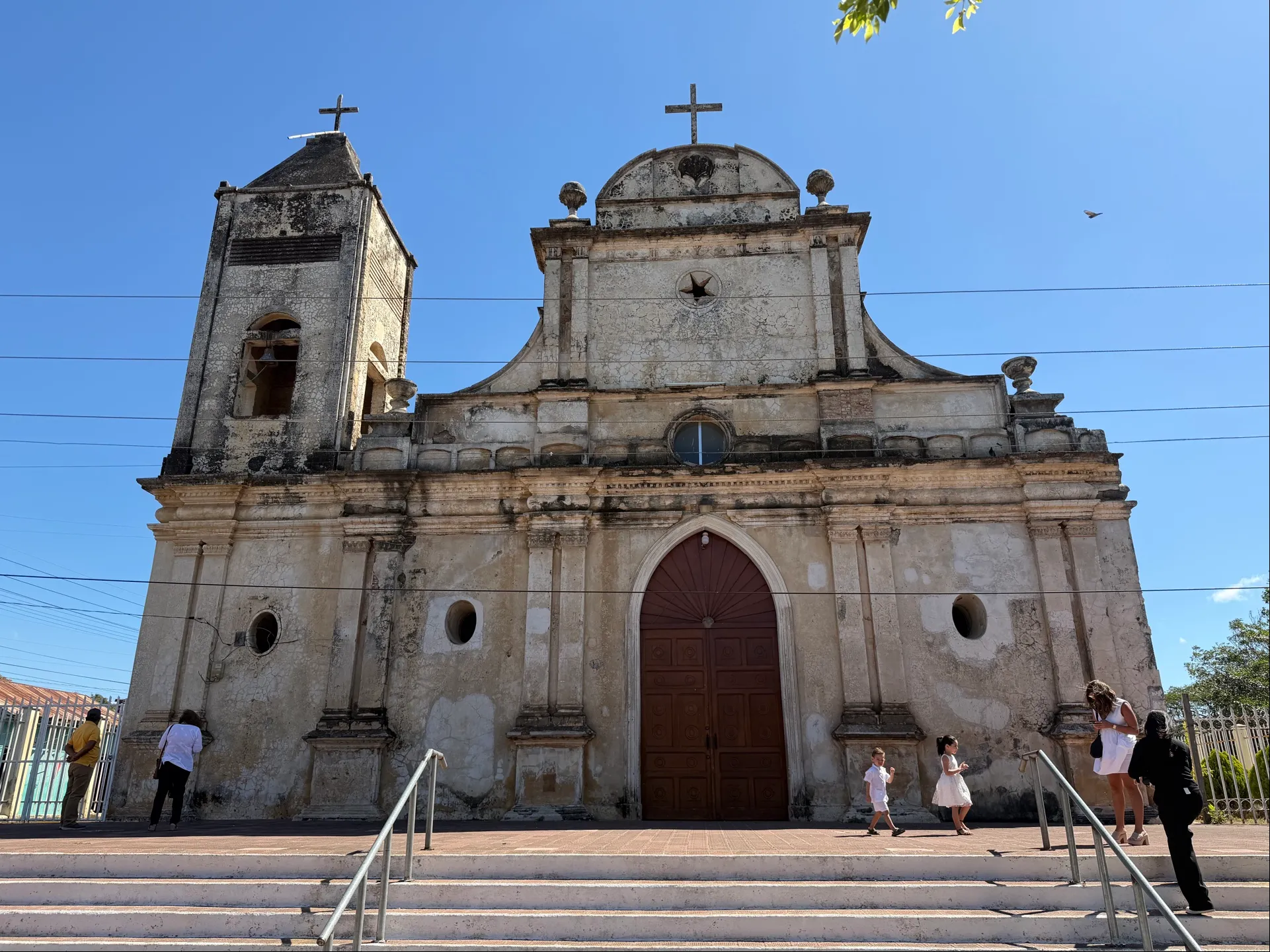 Historic colonial church in Nicaragua