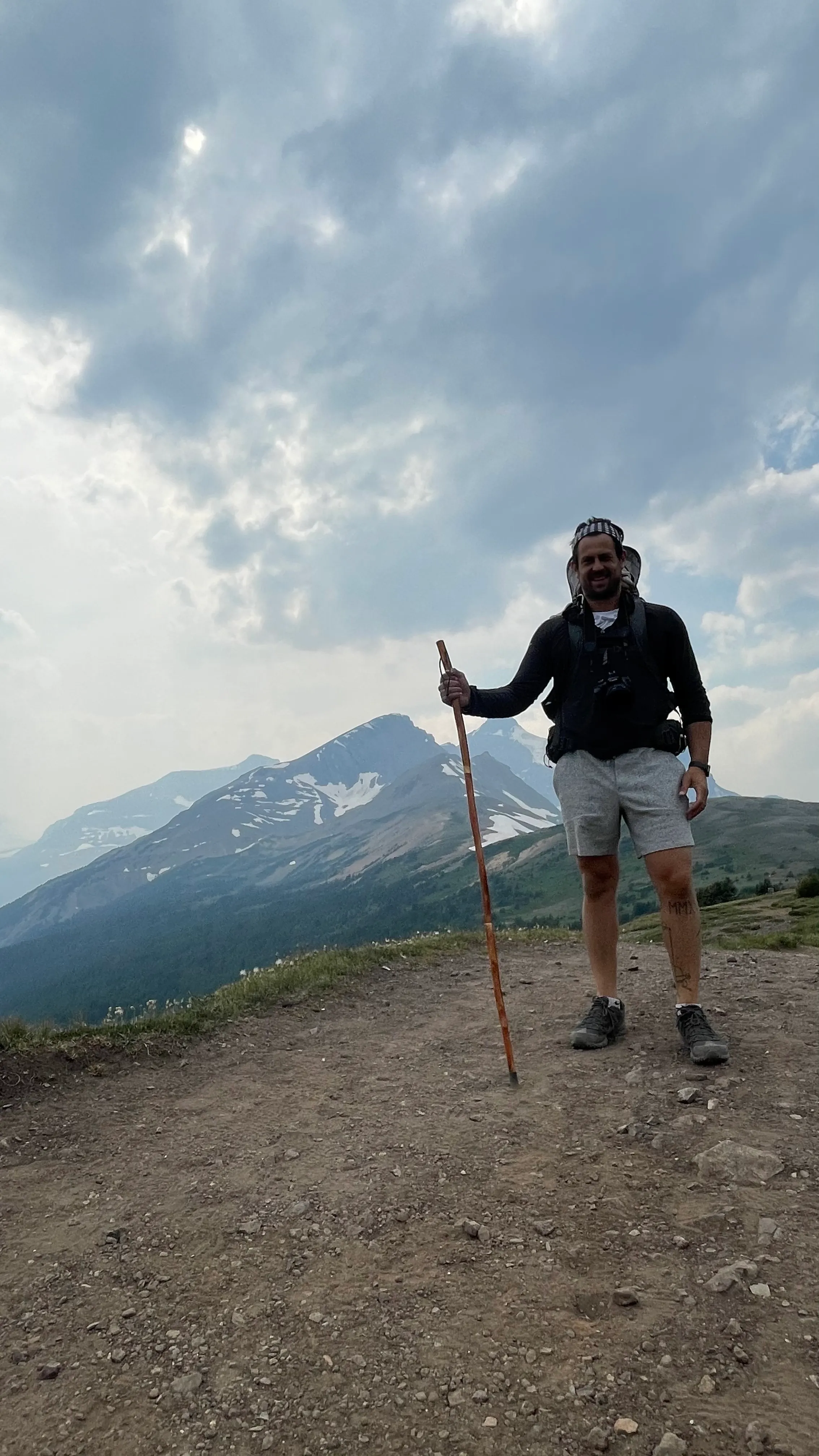 Panoramic mountain views open up as you climb above the treeline