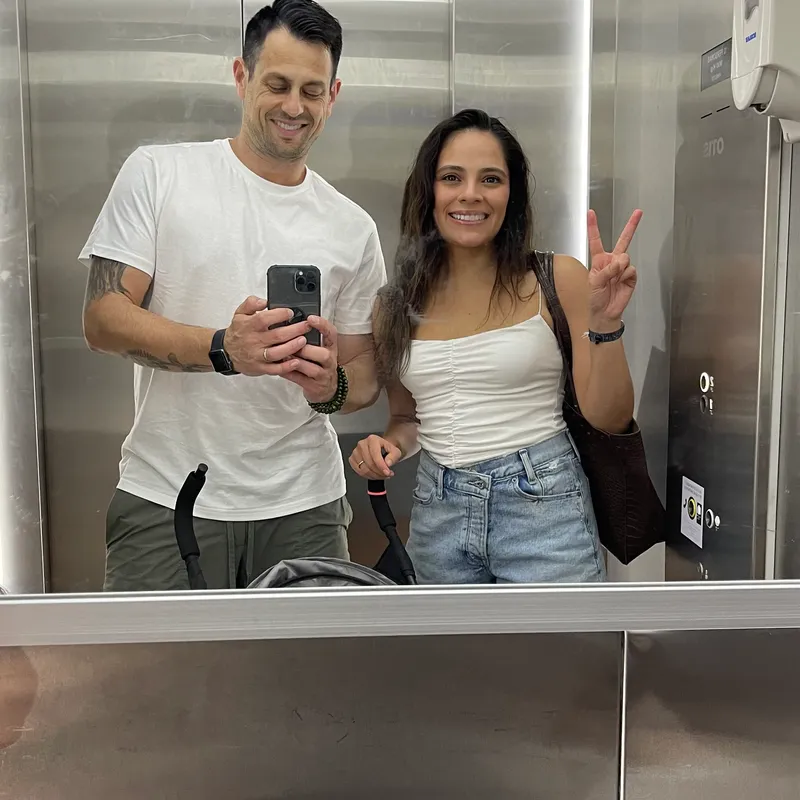 Couple selfie at the resort